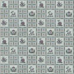 Motif répétitif de petits carreaux (anonymous) - Muzeo.com