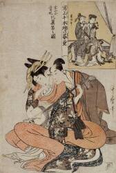 Musician couple, Xuanzong et Yang Guifei (Kitagawa Utamaro) - Muzeo.com