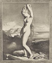 Naissance de Vénus dite Vénus Anadyomène (Théodore Chasseriau...) - Muzeo.com