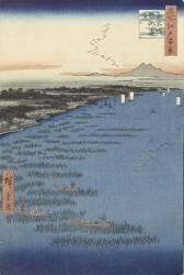 Noda, in de provincie Mutsu (Hiroshige) - Muzeo.com
