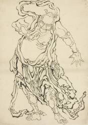 One of the Nio (Hokusai) - Muzeo.com