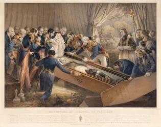 Ouverture du cercueil de Napoléon Ier à Sainte-Hélène, le jeudi 15 octobre 1840 (Eulalie Morin) - Muzeo.com