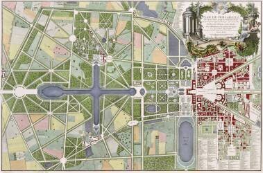Plan de Versailles, du petit parc et de ses dépendances (anonymous) - Muzeo.com