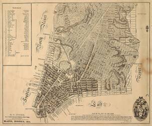 Plan of the City of New-York [as far north as East 31st Street] (William Hooker) - Muzeo.com