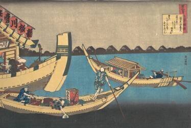 Poem by Kiyohara no Fukayabu (Hokusai) - Muzeo.com
