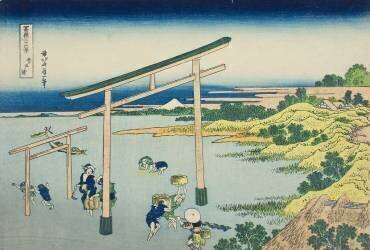 Seashore at Nobutoura (Hokusai) - Muzeo.com
