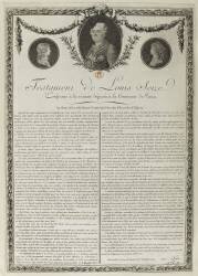 Testament de Louis XVI (anonymous) - Muzeo.com