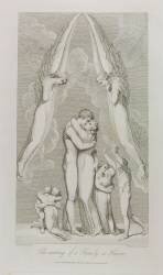 The Meeting of a Family in Heaven (William Blake) - Muzeo.com