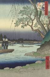 The Onmaya shore (Hiroshige) - Muzeo.com
