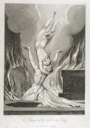 The Reunion of the Soul and the Body (William Blake) - Muzeo.com