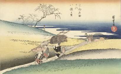 The village of Yase (Hiroshige) - Muzeo.com