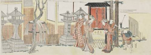 Visiting Oji Inari Shrine (Hokusai) - Muzeo.com