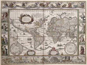 World Map (Willem Blaeu) - Muzeo.com
