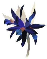 An imaginary flower with a blue base (Hiroyuki Izutsu) - Muzeo.com