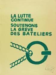 La lutte contunue, soutenons la grève des bateliers (anonymous) - Muzeo.com