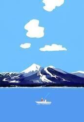 Mountains and lakes (Hiroyuki Izutsu) - Muzeo.com