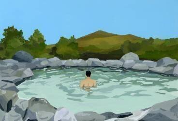 Outdoor bath (Hiroyuki Izutsu) - Muzeo.com