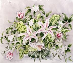 Still life with Lilies (Alison Cooper) - Muzeo.com