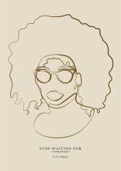 Woman face with glasses (Anastasiya) - Muzeo.com