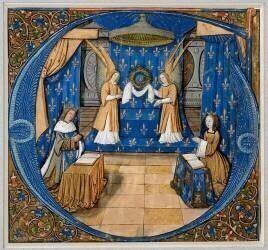 Louis XII et Anne de Bretagne en prière (anonymous) - Muzeo.com