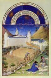 The month of July from The Very Rich Hours of Duke of Berry (Brothers Limbourg) - Muzeo.com