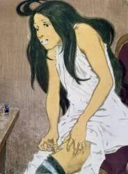 A Drug Addict Injecting Herself (Eugène Grasset) - Muzeo.com