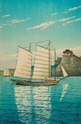 Abumi Promontory (Abumisaki) (Hasui Kawase) - Muzeo.com