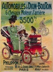 Advertisement for De Dion-Bouton automobiles (French School) - Muzeo.com