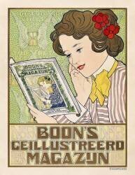 Affiche pour le magazine Boon's Illustrated (Johann Georg van Caspel) - Muzeo.com