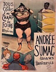 Andrée Sumac dans ses bonîments (Henri-Gabriel Ibels) - Muzeo.com