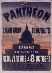 Au Panthéon grande maison de nouveautés (Jules Chéret) - Muzeo.com