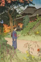 Autumn in the Hyakka-en (Hiroshi Yoshida) - Muzeo.com