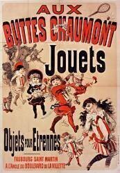 Aux Buttes Chaumont. Jouets, objets pour étrennes (Jules Chéret) - Muzeo.com