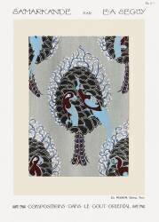 Bird Pattern. Samarkand: 20 Colour Compositions in the Oriental Style (Émile-Allain Séguy) - Muzeo.com