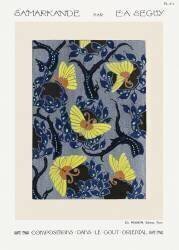 Butterfly Pattern. Samarkand: 20 Colour Compositions in the Oriental Style (Émile-Allain Séguy) - Muzeo.com