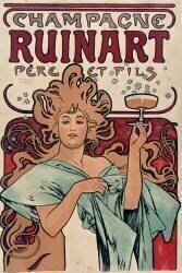Champagne Ruinart Père et Fils (Alfons Mucha) - Muzeo.com