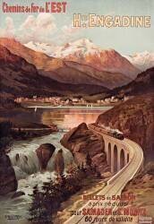 Chemins de fer de l'Est : Haute Engadine (Hugo d'Alesi) - Muzeo.com