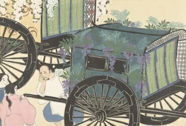 Courtiers’ Carriages (Kamisaka Sekka) - Muzeo.com