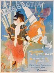 Cover illustration of 'Le Diablotin' magazine (Georges de Feure) - Muzeo.com