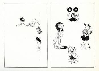 Design for a menu of the Playgoers' Club (Aubrey Beardsley) - Muzeo.com