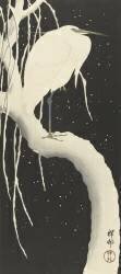 Egret in the Snow (Ohara Koson) - Muzeo.com