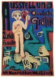 Exhibition of German Graphics at the Kunstsalon Wolfsberg (Ernst Ludwig Kirchner) - Muzeo.com
