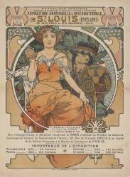 Exposition Universelle et Internationale de St Louis (Etats-Unis) (Alfons Mucha) - Muzeo.com