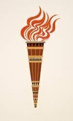 Flaming Torch from Prométhée Enchaîné by Aeschylus (François-Louis Schmied) - Muzeo.com
