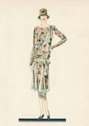 Flapper in an Afternoon Dress (anonymous) - Muzeo.com