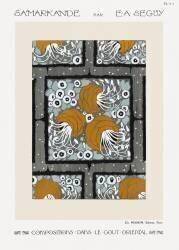 Flower pattern. Samarkand: 20 Colour Compositions in the Oriental Style (Émile-Allain Séguy) - Muzeo.com