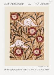 Flower Pattern. Samarkand: 20 Colour Compositions in the Oriental Style (Émile-Allain Séguy) - Muzeo.com