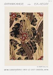 Flower Pattern. Samarkand: 20 Colour Compositions in the Oriental Style (Émile-Allain Séguy) - Muzeo.com