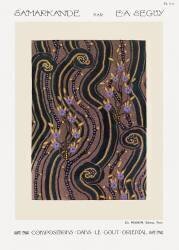 Flowering Branch Pattern. Samarkand: 20 Colour Compositions in the Oriental Style (Émile-Allain Séguy) - Muzeo.com