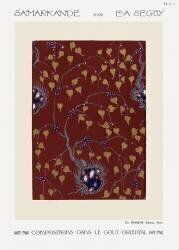 Fruit Pattern. Samarkand: 20 Colour Compositions in the Oriental Style (Émile-Allain Séguy) - Muzeo.com